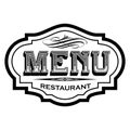 Vintage Frames Restaurant Bar Food Drinks cafe Menu white background Vector illustrtor 2 Royalty Free Stock Photo