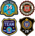 Badge emblem shield