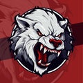 Badge and Emblem: Werewolves Mascot Logo Design with Contemporary Vector Illustration