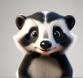 Badger Bliss: 3D Rendering Delight