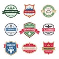 Badges Collection in Vector Format Royalty Free Stock Photo
