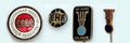 Badges of the College of Sports Judges