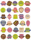 Badges-50 Royalty Free Stock Photo