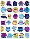 Badges-55 Royalty Free Stock Photo