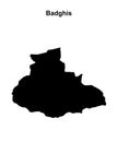 Badghis outline map Royalty Free Stock Photo