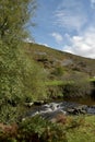 Badgworthy River in Doone Valley, Exmoor, North Devon