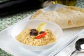 Badingian mutabbal Baba Ghanoush Royalty Free Stock Photo