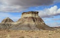 Badland Butte in the Painted Desert of Northern Arizona