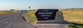 Badland National Park sign in South Dakota