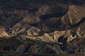 Badlands in the desert of Tabernas