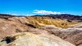 The Badlands hills at Zabriskie Point in Death Valley national Park in California, USA Royalty Free Stock Photo