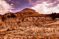 Badlands landscape Royalty Free Stock Photo