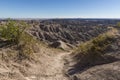 Badlands Landscape Royalty Free Stock Photo