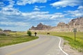 Badlands Loop Road Royalty Free Stock Photo