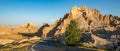 Badlands Loop Road in Badlands National Park Royalty Free Stock Photo