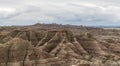 Badlands National Park Landscape - South Dakota Royalty Free Stock Photo