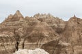 Badlands National Park Landscape - South Dakota Royalty Free Stock Photo