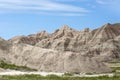 Badlands National Park Landscape - South Dakota Royalty Free Stock Photo