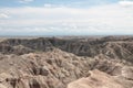 Badlands National Park landscape, South Dakota. Royalty Free Stock Photo