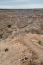 Badlands National Park, overlook in South Dakota during the spring Royalty Free Stock Photo