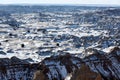 Badlands National Park in South Dakota, USA. Royalty Free Stock Photo