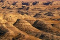 Badlands National Park at sunset, South Dakota Royalty Free Stock Photo