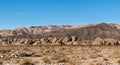 Badlands near Borrego Springs in California desert Royalty Free Stock Photo