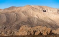 Badlands near Borrego Springs in California desert Royalty Free Stock Photo