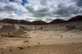 Badlands of the Painted Desert in Petrified Forest National Park, Arizona. Royalty Free Stock Photo