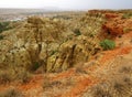 Badlands in Purullena and Marchal. Granada. Spain Royalty Free Stock Photo