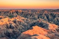 Badlands rock formation, South Dakota