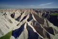 Badlands of South Dakota, Aerial Royalty Free Stock Photo