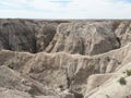 Badlands South Dakota mountains and rock formations Royalty Free Stock Photo