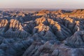 Badlands South Dakota at Sunrise Royalty Free Stock Photo