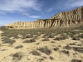 Badlans of Navarre (Bardenas Reales de Navarra) - Spain Royalty Free Stock Photo