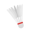 Badminton ball isolated icon Royalty Free Stock Photo