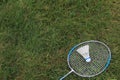 Badminton Birdie Shuttlecock with Racket