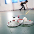 Badminton courts