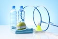 Badminton equipment Royalty Free Stock Photo