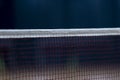 Badminton net indoor on badminton court, closeup view of badminton net with blurry background Royalty Free Stock Photo