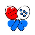 Badminton: Olympic Games clipart icon