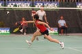 Badminton player Royalty Free Stock Photo