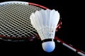 Badminton racket Royalty Free Stock Photo