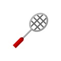 Badminton Racket Icon Flat Design Simple Sport Vector Royalty Free Stock Photo