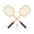 Badminton Rackets Royalty Free Stock Photo