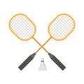 Badminton Rackets Royalty Free Stock Photo