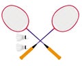 Badminton set Royalty Free Stock Photo