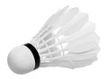 Badminton shuttlecock isolated