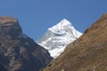 badrinath hill most beautiful picture uttrakhand in india Royalty Free Stock Photo