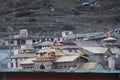 Badrinath hindu tample Himalaya hill beautiful picture uttrakhand in india